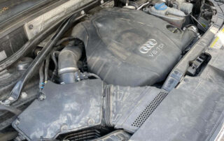 Motorraum Aufbereitung Vorher